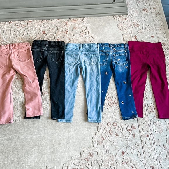 Cat & Jack Old Navy Toddler Pants and Jeans Bundle Size 4T - Picture 2 of 8